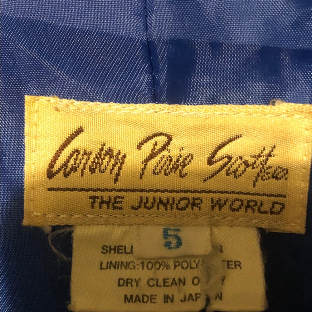 Carson Pirie Scott Blue Corduroy Blazer View 2